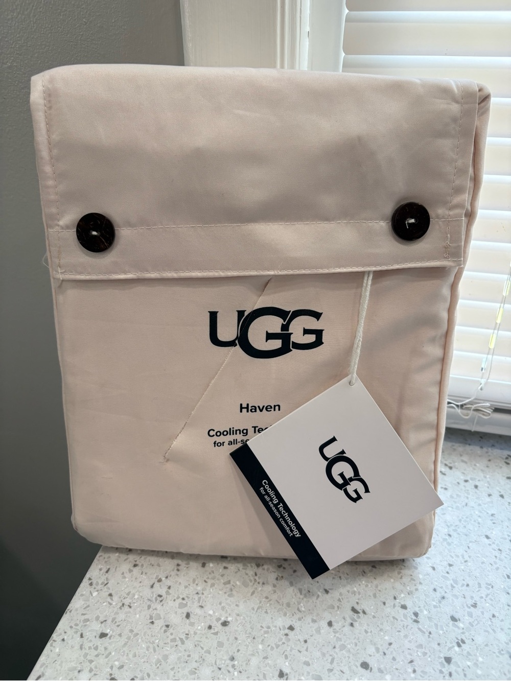 NEW UGG Haven Twin Sheet Set  - Light Pink/Peach